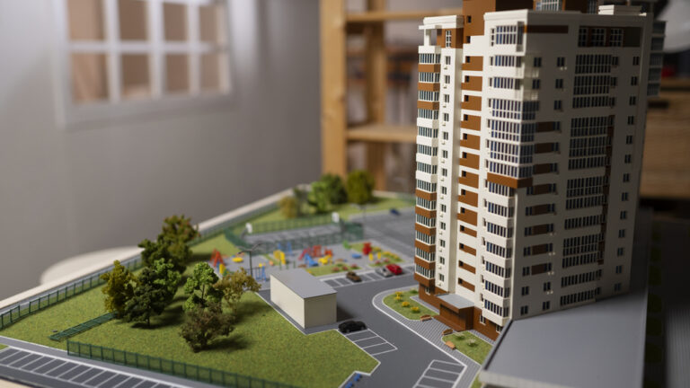 Maquette d’un projet immobilier à Montpellier illustrant l’évolution du marché local fin 2025