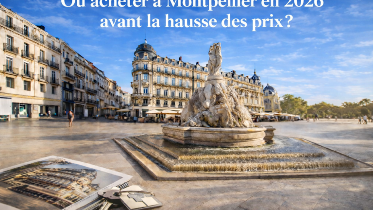 Où acheter à Montpellier en 2026 selon les prix par quartier