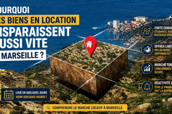 Pourquoi les biens en location disparaissent aussi vite à Marseille ?