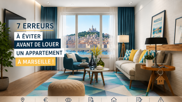 louer un appartement à Marseille, moderne et lumineux avec salon aménagé et décoration contemporaine