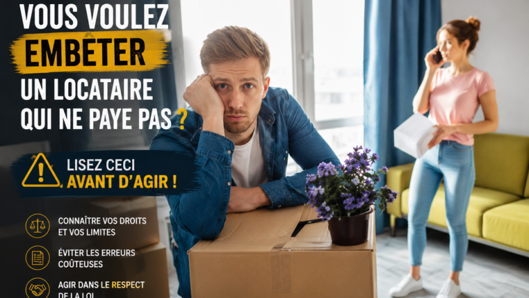 Comment embêter un locataire qui ne paye pas : les solutions légales à connaître avant d'agir