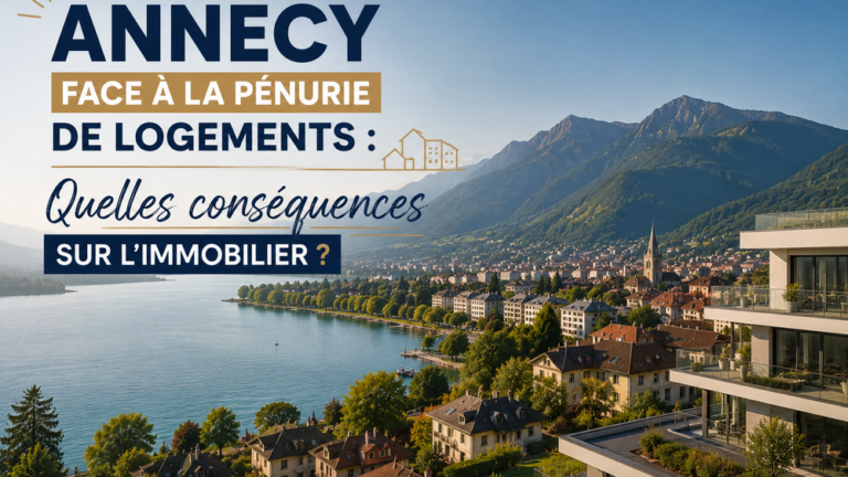 Immobilier à Annecy et pénurie 2026