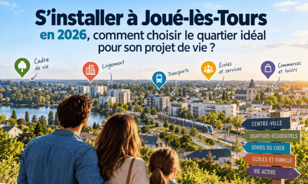 S’installer à Joué-lès-Tours en 2026, comment choisir le quartier idéal pour son projet de vie ?